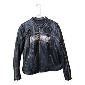 Ladies Harley Davidson Tempest Leather Motorcycle Jacket